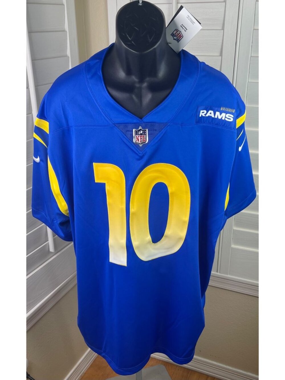 Nike NFL Los Angeles Rams Cooper Kupp #10 Vapor Limited Jersey - Men’s 3XL - NWT